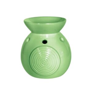 Brucia Essenze in Ceramica Etnico Verde