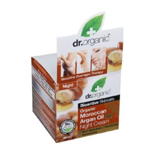 Dr. Organic Crema Viso da Notte All'Olio di Argan Biologico 50 ml