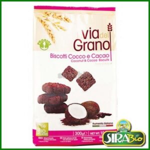 Biscotti Cocco e Cacao -  Bio - 300 g