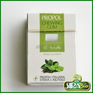 Propol Chewing Gum - Con Propoli e Stevia - Tè Verde