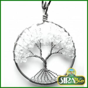 Collana albero della vita CRISTALLO DI ROCCA