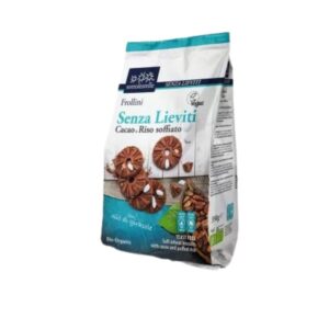 Frollini al Cacao e Riso Soffiato con olio di girasole - Bio -  350 g