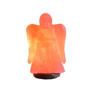 Lampada Angelo con cavo USB ai Cristalli di Sale Rosa dell'Himalaya