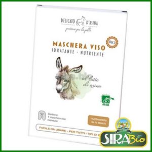 Maschera Viso Bio al Latte di Asina