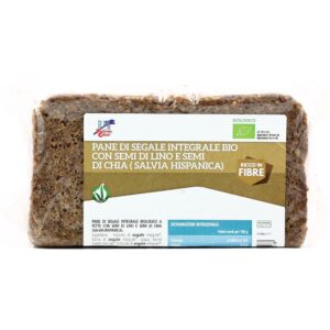 Pane di Segale Integrale con Semi di Lino e Semi di Chia - 500 g