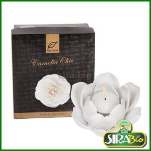 Porta Tea Light Camelia Chic