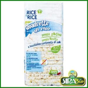 Quadrette di Riso Senza Sale Aggiunto - Bio - 150 g