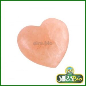 Saponetta cuore sale rosa dell'himalaya