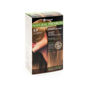 Kit Tinta Per Capelli - Natural Premium Biondo Chiaro Naturale 8.0