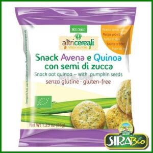 Snack Avena e Quinoa con semi di Zucca - Bio - 35 g