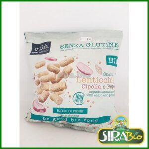 Snack di lenticchie cipolla e pepe Bio 60g