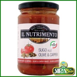 Sugo Olive e Capperi Vegan con Pomodoro Italiano Bio - 280 g