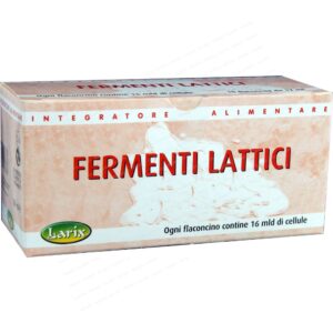 alt="Fermenti lattici Larix in fiale da 12 ml per digestione"