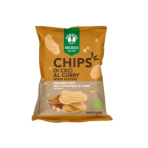 Chips di Ceci al Curry Bio - Senza Glutine 40 g