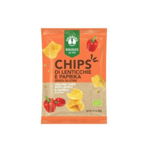 Chips di Lenticchie e Paprika Bio - Senza Glutine 40 g