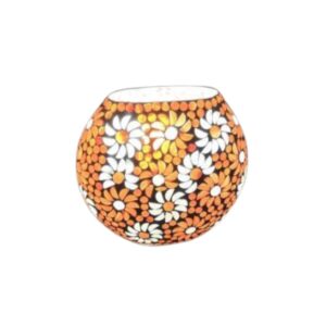 Lampada Mosaicata Orange Blossom - India World