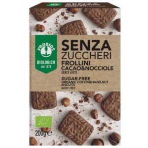 Frollini Cacao e Nocciole Bio - 200 gr