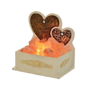 Braciere di sale cuori gold