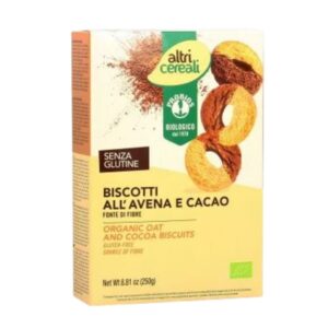 Biscotti all' Avena  e Cacao Bio - 250 gr