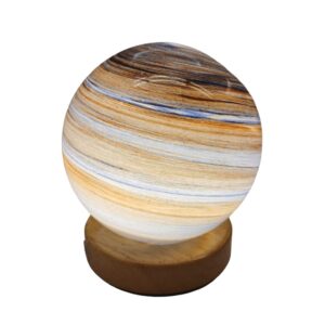 Lampada Pianeta Gaia USB In Vetro
