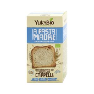 YukyBio A Pasta Madre Fette Biscottate Bio Grano Senatore Cappelli  - 2 X 95gr